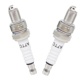 Amavoler A7TC Spark Plug Fit for GY6 50 cc 70cc 90 cc 110cc 125 cc 150cc ATVs Dirt Bikes Go Karts Scooters Quad 4 Wheeler Pit Bike Dune Buggy Sandrail Moped Roketa Taotao Etc . LZ0242526 (2 pcs)