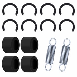 14pcs Retaining Springs for Cricut Maker, Rubber Roller Resolution and Replacement Rubber Roller for Cricut Maker, Prevent Rubber from Moving Retaining Clamp Ring