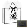 Bliceon 30th Birthday Gift Bag, Large 32×11×27 cm with Tissue