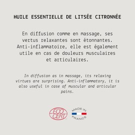 Exotic Verbena Organic Essential Oil - MY COSMETIK - 30ml