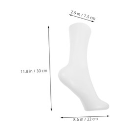 Alipis Small Woman Foot Mannequin Display Holder for Socks and Anklets Pe Material Realistic Design for Shoe and Sock Storage for Photography Props