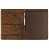 moonster Leather Portfolio, Brown, 33x25cm, Vintage