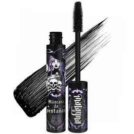 Malagna Cosmetics Máscara de Pestañas Alarga-Volumen, A Prueba de Agua con Aceite de Coco, Tono Negro 10gr Vegana                                     