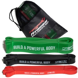 Raigeki Fitness Resistance Bands Rubber Bands (+ Training Plans) [Single and Set] Long Resistance Bands Fitness Bands for Strength Sports - Fitness Band Terrabands Gymnastics Bands
