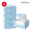 Mediflower 메디플라워 마이 필링 코튼 퍼프 화장솜 80매x5 /총400매 MediFlower My Peeling Cotton Puff Makeup Pads 80 Sheets x 5 / Total 400 Sheets