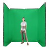 13.12*7.87ft Photography Backdrop Stand Kit with Green Cloth For Photo