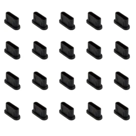 monofive USB Type C Port Dustproof Protective Cover Cap (20 Pack) TPU Type MF-TYPEC-TP20B