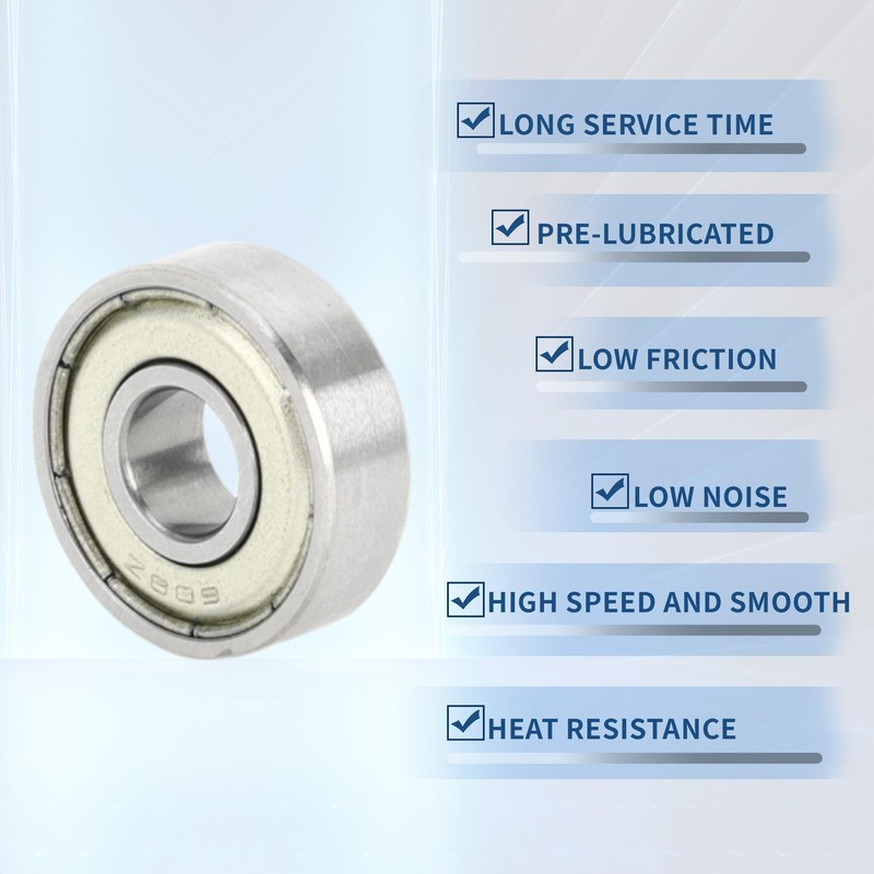 ACROPIX 608ZZ Deep Groove Ball Bearings Lubricated Bearings Double Metal