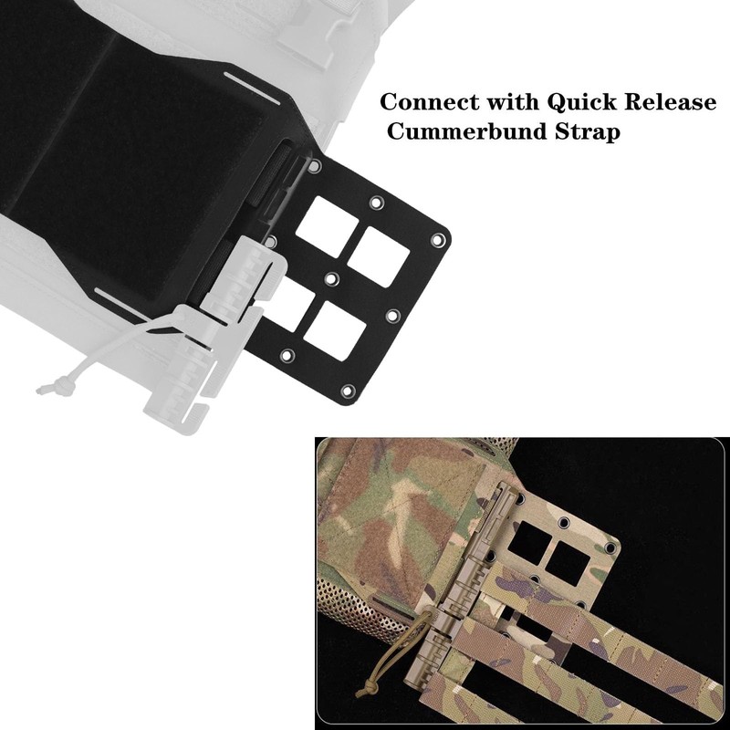 Tactical Cummerbund Extension Wing Side Molle Expander Organizer Wing with