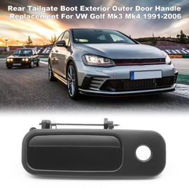 1 PC SHLPDFM Rear Tailgate Boot Exterior Outer Door Handle 1J6827565B Black colour Fits for VW Golf Mk3 Mk4 1991-2006 Ford Galaxy Seat Arosa Alhambra