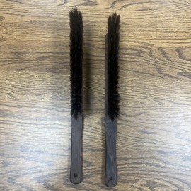 Unbranded Shop Brushes Horse Hair Brush 2 pack- Brown