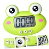 ULTECHNOVO Cute Green Frog Electronic Timer Kitchen Countdown Clock for