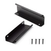 S-H KINHARD 2 Pcs Concealed Handle Pulls Drawer Curved Handle