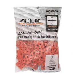 ATR Tile Leveling Alignment System 100 3mm Edge Floors & Walls Spacing Plate
