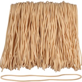 Rubber Bands 7 inch/200mm Garbage Can Bands Elastic Beige Large Size #117A 200grams Trash Can Rubber Bands Elastics Bands