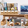 JINCHIDA 3 Pack Magazine File Holder with 3 Labels,Cardboard Magazine