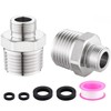 Carvedexquisitely Rv Faucet Adapter,NPT 1/2" to Compression 3/8" Reducer Faucet