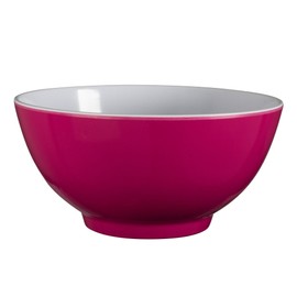 Serroni Two-Tone Melamine Bowl 15 x 7 cm, Fuchsia Pink