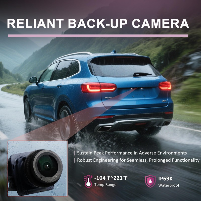 YIHOVY Rear View Backup Reverse Camera fit for Chrysler 300