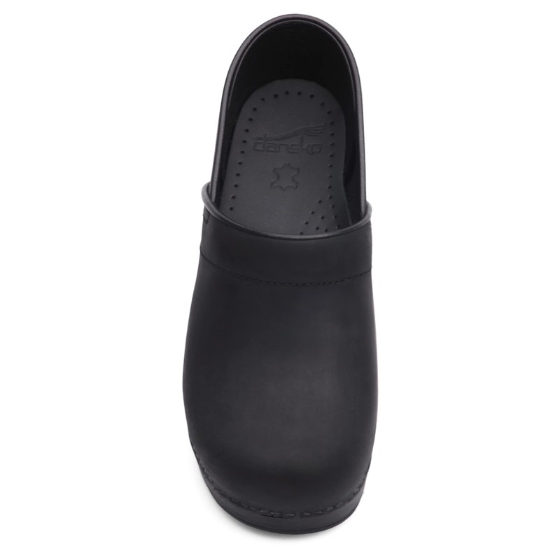 Dansko Women's Professional Black Oiled Clog 7.5-8 M US