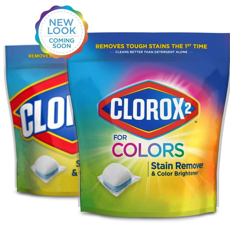 Clorox 2 Laundry Stain Remover and Color Booster Pack, 40