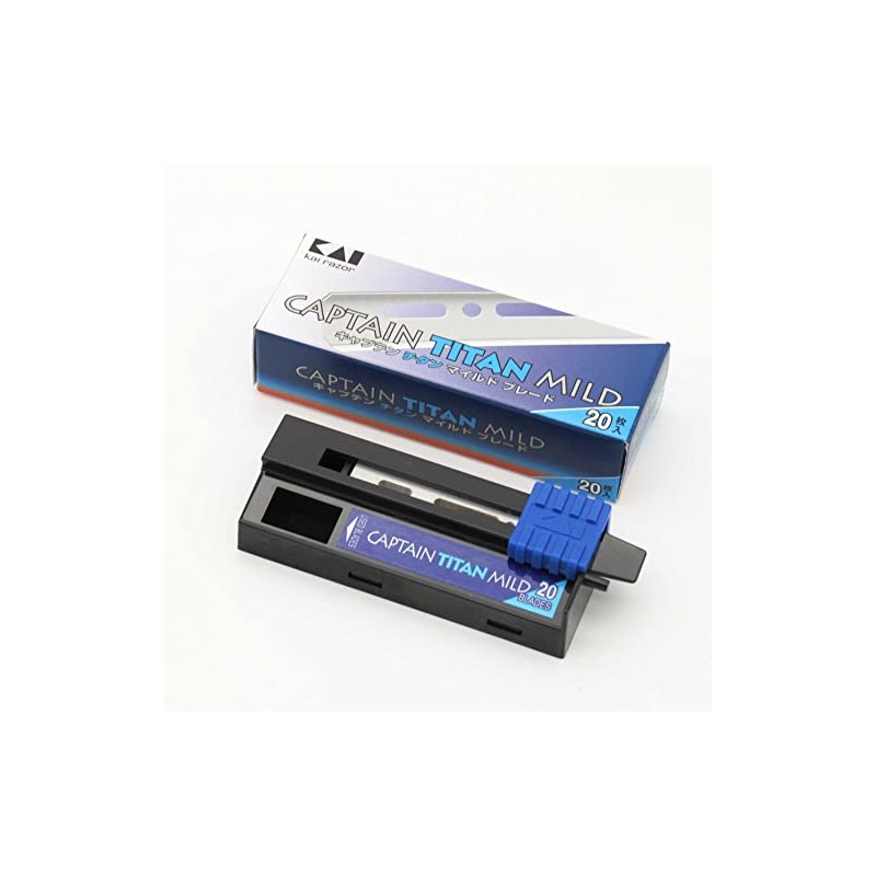 Kai Captain Titanium Mild Blades, For Commercial Use, 20 Sheets