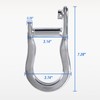 CARMOCAR Front Recovery Tow Hooks Replacement for 2007-2019 Chevy Silverado