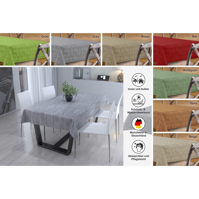 Waxed Cloth Table Cloth Square, Round and Oval, Georginias Tablecloth