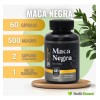 Maca Negra Peruana Organica 1000 Mg Vitalidad Y Rendimiento