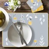 Placemats and Coasters Set – 8-Piece (4+4) Heat-Resistant, Waterproof, Non-Slip