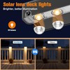 NIORSUN Solar Deck Lights Outdoor 20 Pack, IP65 Waterproof Large