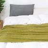 BOURINA Textured Solid Soft Sofa Throw Couch Cover Knitted Decorative