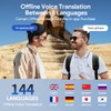 AI Language Translation Earbuds - 144 Languages Translation Earbuds Real