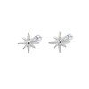 Mini Star Cartilage Sleeper Stud Earrings for Women 925 Sterling