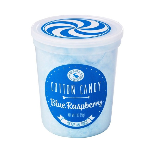 Blue Raspberry Gourmet Flavored Cotton Candy – Unique Idea for Holidays, Birthdays, Gag Gifts, Party Favors