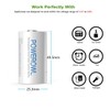 POWEROWL Rechargeable C Batteries Nickle Metal Hydride 5000mah Low Self