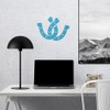 Decal Stickers of Horseshoe of Illustration (Azure Blue) (Set of
