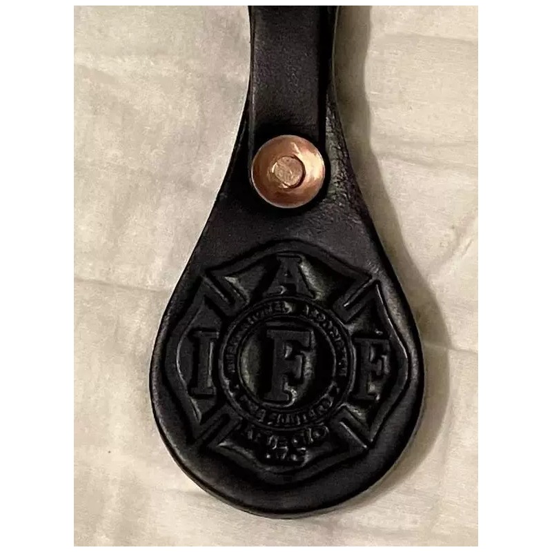 Guardian Leather Works Firefighters Leather Pull Tab SCBA Mask Quick