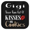 Grandma Appreciation Gift Gigi Never Runs Out Kisses Cookies T-Shirt