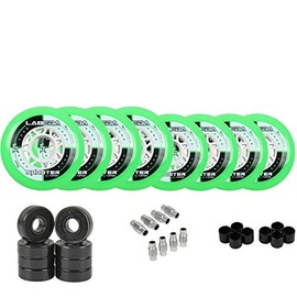 Labeda Shooter Inline Roller Hockey Wheels with Hybrid Ceramic Bearings 80mm