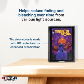 BCW Comic Book Frame with UV Protection | Modern/Current Age | Comic Book Display Frame | Comic Book Showcase Display Case | Comic Book Holder Picture Frame (Silver Age, 5 Pack)