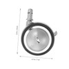 Healvian Office Chair Wheel Replacement Office Caster Alloy Steering Wheel