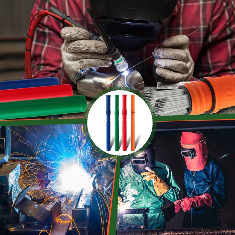 Tandefio 4 Pcs Welding Rod Storage Tube 40 Inch Tig