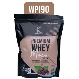KARDAGAR Whey Protein Isolate WPI90 Premium Alta Pureza Sabor Moca Endulzado con Stevia Baja en Carbohidratos 1g y 24g de Proteina en Polvo por...    