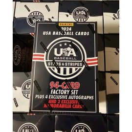 2024 Panini USA Baseball Stars & Stripes Factory Set - 4 Autos, 2 Mem per Set !!