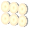 noxozoqm Motion Sensor Lamp Under Cabinet Lighting Rechargeable Night Light
