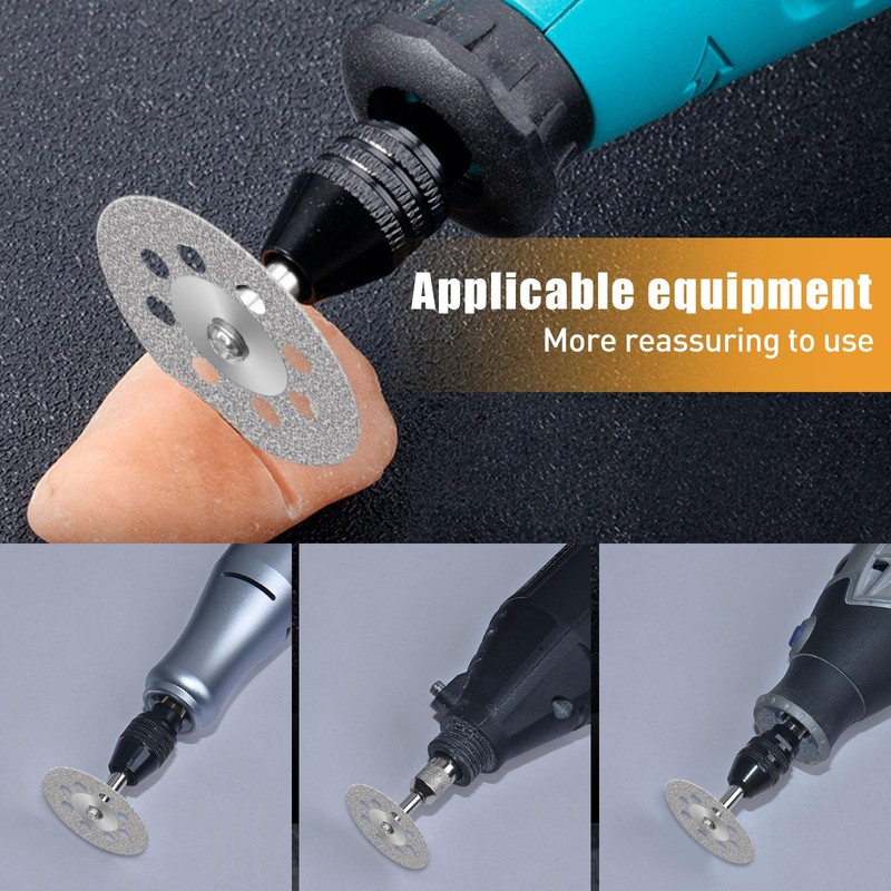 20Pcs 545 Diamond Cutting Wheel Cut Off Discs for Dremel