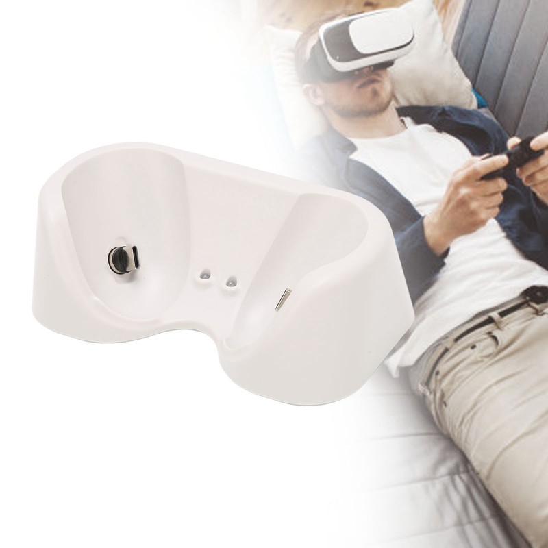 Magnetic Charging Station Set Rechargeable Battery VR Controller Charging Dock