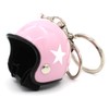 VmG-Store Motorcycle Helmet Retro Keyring with Functional Clasp XL, pink
