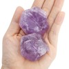 XIANNVXI Light Purple Amethyst Crystal,1.77-2.17" Raw Crystal Amethyst Stone,Natural Healing